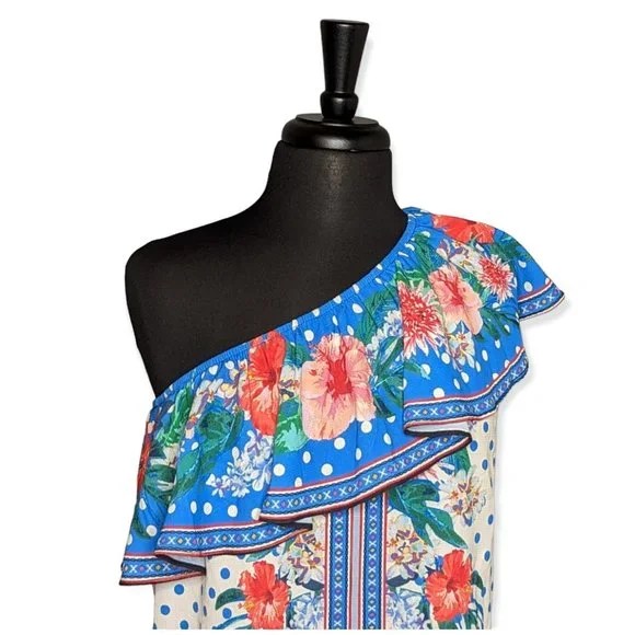 Flying Tomato One Shoulder Top Size Small - Picture 2 of 9